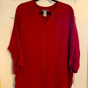 Catherine’s size 1x red blouse